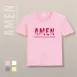 V領AMEN短袖T恤(童)