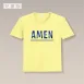 V領AMEN短袖T恤(童)