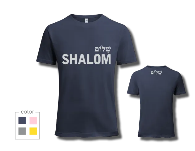 SHALOM圓領短袖T恤