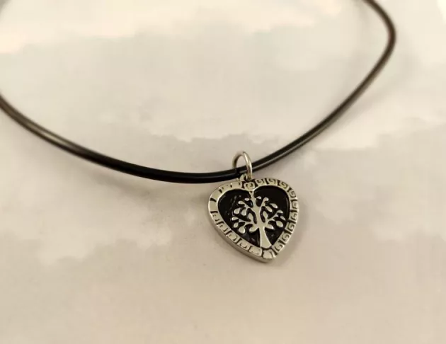 生命之樹愛心項鍊