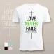 愛永不止息圓領短袖T恤