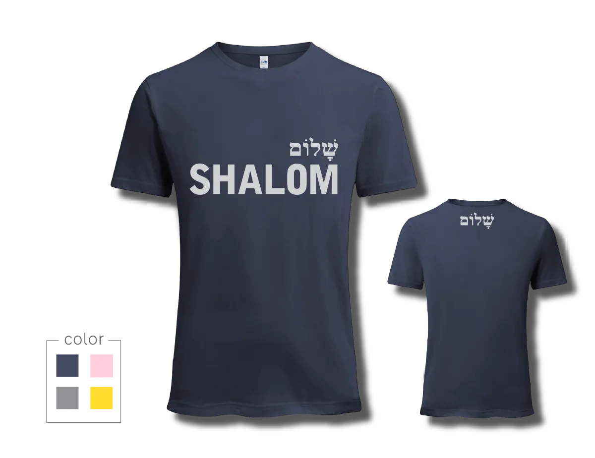 SHALOM圓領短袖T恤