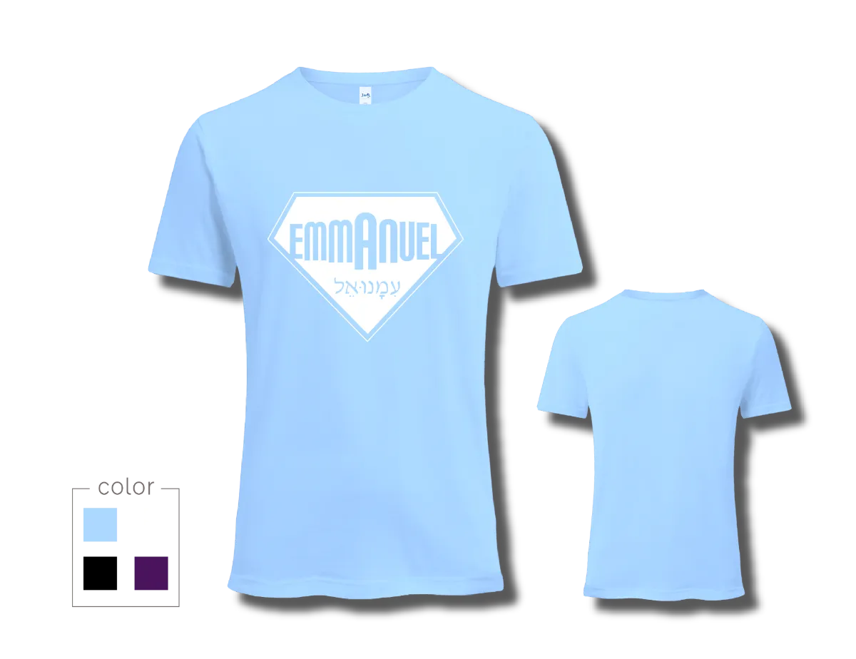 鑽石以馬內利圓領短袖T恤